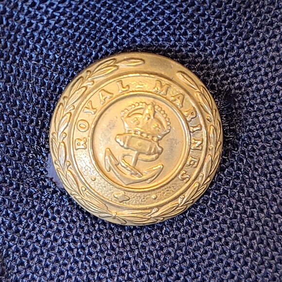 Vintage Chaps Ralph Lauren Royal Marines Blazer Suit Jacket Mens - Picture 2 of 10